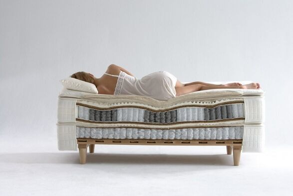 sleeping on orthopedic mattress with thoracic osteonecrosis