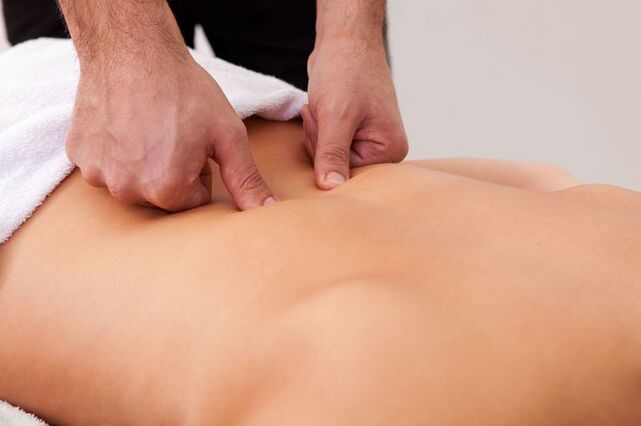 ​Massage therapy - a method to relieve back pain in the shoulder area